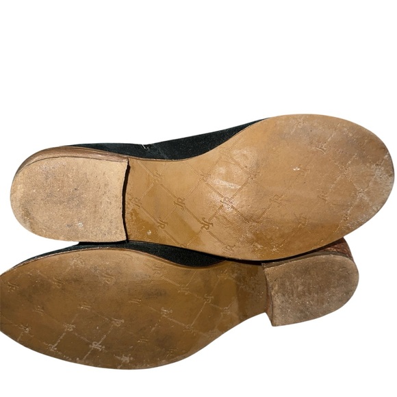 Jack Rogers Black Suede Heeled Boots - Picture 5 of 5